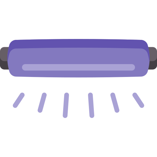 UV light icon representing sanitising technology